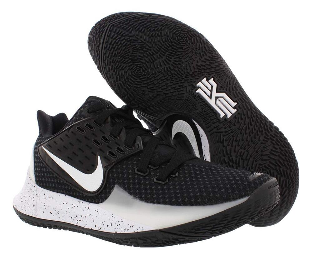 Nike Kyrie Low 2 Mens Basketball Shoes Black/White-White Size 9.5 M